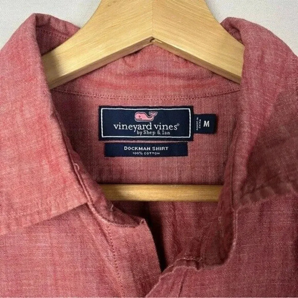 Vineyard Vines Sea Breeze Dockman Classic Fit Long Sleeve Button Down M - Picture 4 of 4